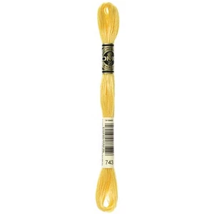 Dmc 6-Strand Embroidery Cotton 8.7Yd-Medium Yellow,1 pack of 1 piece - Picture 1 of 1