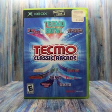 XBOX Tecmo Classic Arcade Complete Tested
