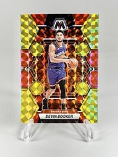 DEVIN BOOKER 2022-23 Panini Mosaic Choice Fusion Red Yellow Prizm - Suns #81/88