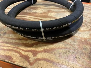 1" R16 hydraulic Hose 25 ft. 3,000 PSI 2 wire Hose OD 1.415 - Picture 1 of 3