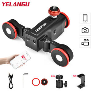 YELANGU Motorized Camera Slider Automatic Video Dolly Car Rail System Autodolly