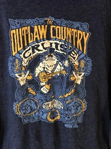Outlaw Country Cruise 2016 T Shirt 3XL Sixthman Grand Cayman Blackberry Smoke - Picture 1 of 5