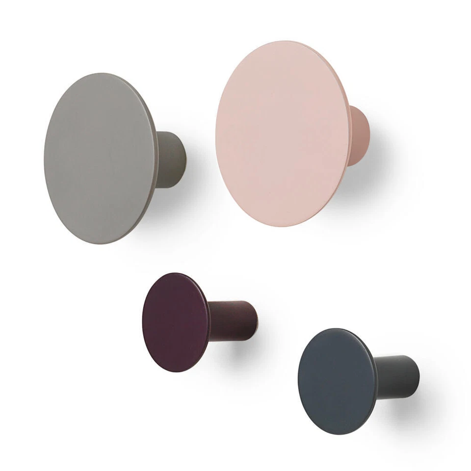 Blomus PONTO Set 4 ganchos de pared, ganchos, ganchos de armario, polystone colores mezclados Foto 1 de 1