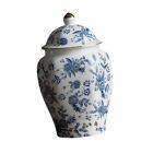 Flower Vase Storage Food Storage Container Chinese 850ml Ginger Jar with Lid