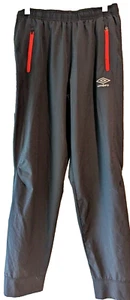 Teens Umbro Sweatpants with Red Accenting Tapered Leg Sz 12 - Picture 1 of 11