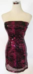 NWT RUBY ROX Black / Fuchsia Club Dance Party Dress L - Picture 1 of 2