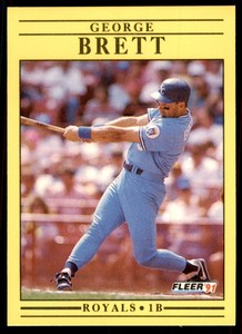 1991 Fleer George Brett Baseball Cards #552