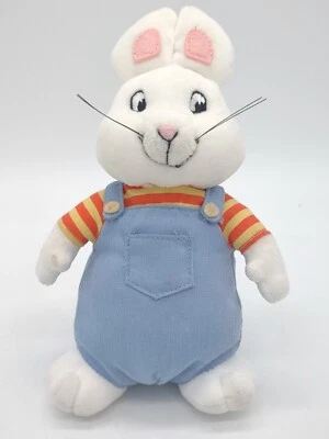 Max Ty Bunny Plush Beanie Baby Rabbit - Max & Ruby Show - Rosemary Wells - Image 1 of 4