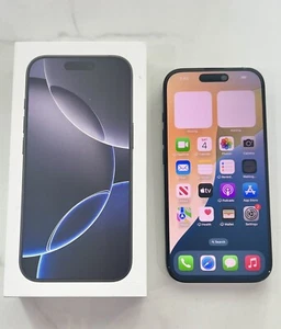 Apple iPhone 16 Pro Black Titaniun 128GB Liberty MYM93LL/A FOR PARTS PLEASE READ - Picture 1 of 13