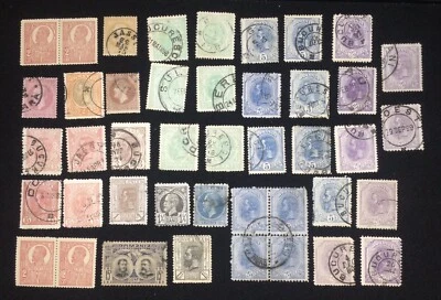 Rumanía 40 piezas Lote de estampillas usadas - Colección Fernando I Carol I Era Clásica Foto 1 de 4