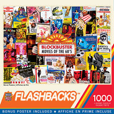 MasterPieces - Flashbacks - Movie Posters 1000 Piece Jigsaw Puzzle