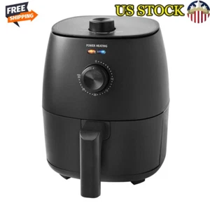 Compact 2.2 Qt Air Fryer Nonstick Dishwasher Safe Timer Auto Shutoff 1150W New - Picture 1 of 7