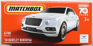 Matchbox Power Grabs 2018 Bentley Bentayga weiß Neu/OVP SUV MBX Auto Mattel ´18 - Bild 1 von 1