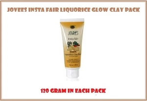 JOVEES INSTA FAIR LIQUORICE GLOW CLAY PACK CONTROL MELANIN & MAKE SKIN FAIRER - Picture 1 of 1
