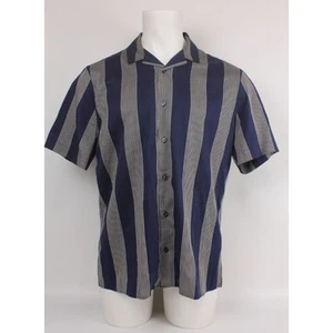 Camisa para hombre Next Resort talla grande manga corta artículo a rayas - Imagen 1 de 10