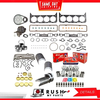 Kit de reconstrucción Master Engine 1985 para Chevrolet GMC C10 5,7 L V8 OHV DNJ EK3102EM Foto 1 de 4