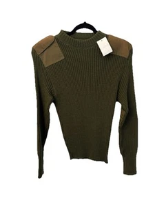 NWT Mitts Nitts Wool Sweater Mens 38  Green USMC Valor (557) - Picture 1 of 7