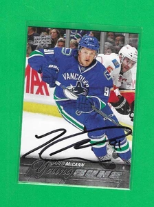 JARED McCANN 2015-16 UPPER DECK VANCOUVER CANUCKS YOUNG GUNS AUTOGRAMMKARTE - Bild 1 von 1