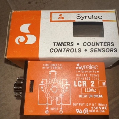 SYRELEC LCR2H X8 110A RELAY - Image 1 of 3