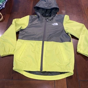 The North Face Sulphur Jacket Boys Zipline Rain Dryvent Hooded Windbreaker Sz 6 - Picture 1 of 8