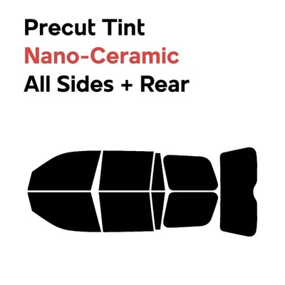 Película de ventana precortada automotriz nano cerámica cualquier % tinte para Honda Pilot 2003-2008 Foto 1 de 4
