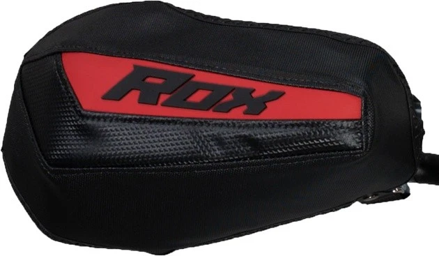 Rox Speed FX Gen 3 Flex-Tec Snowmobile Handguards Black/Red - Image 1 of 1