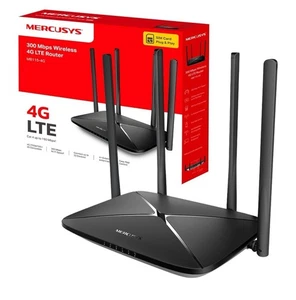 MERCUSYS MB115-4G 300 Mbps 4G Router With Sim Slot 4G/3G Compatible Wireless - Afbeelding 1 van 1