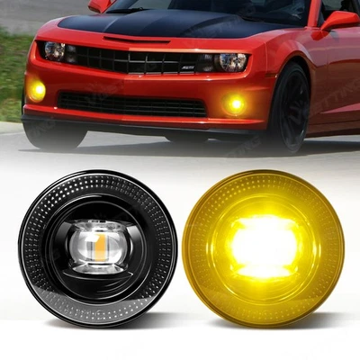 Kit de montaje de luces antiniebla LED amarillas para Chevrolet Camaro 2010-2013 Foto 1 de 4