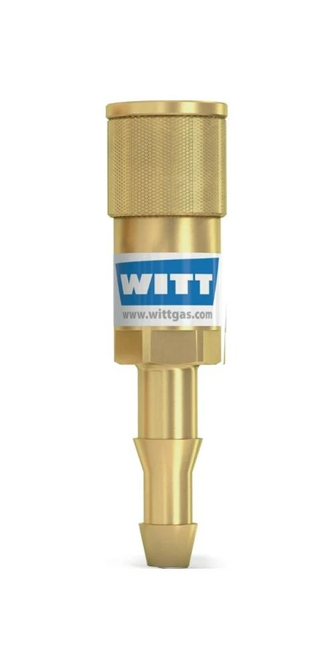 Raccordo tubo flessibile WITT SK 100-1, SK 100-2 ossigeno 6,3 mm corpo