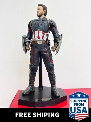 Infinity War Captain America & Wakandan Gauntlet Shield Action Figure 12.6In New - Image 1 of 4