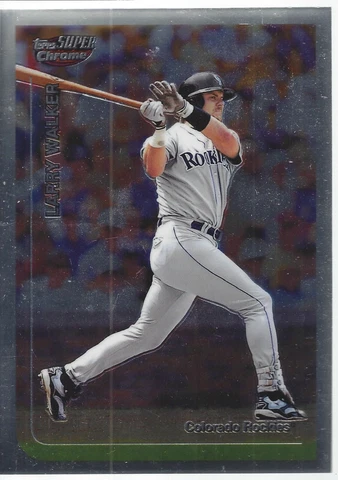 Larry Walker 2 Large Topps Cards Cover
