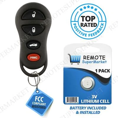 Replacement for Dodge 2001-2004 Intrepid 2001-2006 Stratus Remote Car Key Fob Foto 1 de 4