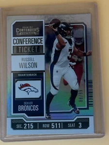 2023 Panini Contenders #32 Russell Wilson Conference Ticket 88/99 SN - Picture 1 of 3