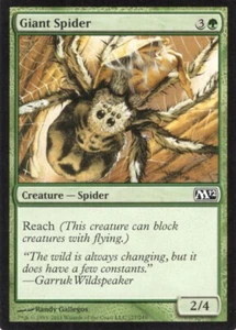4X GIANT SPIDER 177/249 M12 CORE SET 2012 MTG MAGIC LP X4 (yourdeckbuilder - Picture 1 of 1