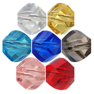 52x Kristal Perle 5020 'Twist' Ø 8mm Wahl 7 Farben - Bild 1 von 15