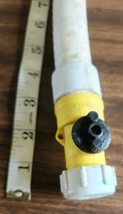 Cal Spa 3/4" Ablassventil mit Kappe, Ein/Aus, Spa Ablauf. Schlauchlänge befestigt. - Bild 1 von 5
