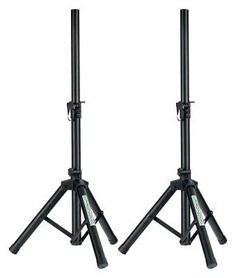 DJ PA niedrig Boxen Ständer Lautsprecher Stativ Boxenstativ Stahl 67-120cm Set