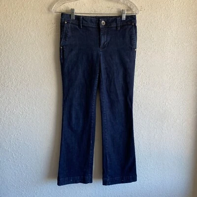 Banana Republic Womens Jeans Trouser Bootcut Size 28P Low Rise Denim Pants 29x28 - Image 1 of 4