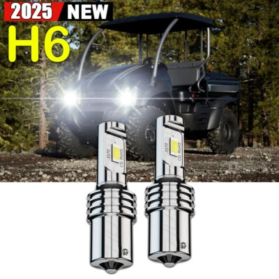 For Kawasaki ATV KFX400 2003-2006 KFX450R 2008-2014 H6 LED Headlight Light Bulbs - Imagem 1 de 4