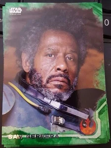 2016 Topps Star Wars Rogue One #6 Saw Gerrera GREEN NrMt-Mint - Imagen 1 de 1