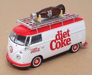 Corgi 1/43 Scale CC02747 - VW Campervan Type 2 T1 (Coca-Cola) White/Red - Picture 1 of 5