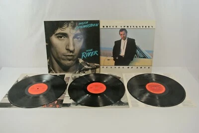 Bruce Springsteen The River & Tunnel of Love Record Lot of 2 Vinyl LP NM & EX! - Image 1 of 4
