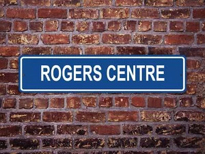 Letrero de calle Rogers Centre Toronto Blue Jays Baseball Road - Imagen 1 de 6