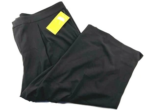 Coldwater Creek Shape Me Pants Womens Plus 24 Black Natural Fit Stretch Cropped - Picture 1 of 6