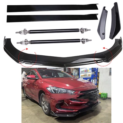 Front Bumper Spoiler Splitter + Side Skirts + Rear For Hyundai Elantra 2000-2023 Foto 1 de 4