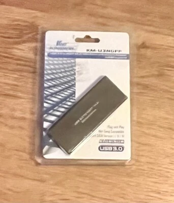 Kingwin KM-U3NGFF SuperSpeed USB 3.0 to NGFF M.2 SSD Enclosure - Image 1 of 2