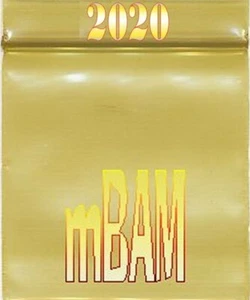 100 CONFEZIONI ORO 2020 Apple Zip Baggies 2.0x2.0" Mini Borse - Foto 1 di 12