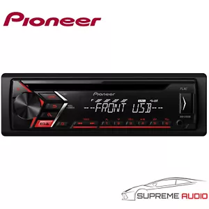Pioneer DEH-S100UB Single Din USB CD AUX MP3 Car Stereo Player Red Display - Picture 1 of 1