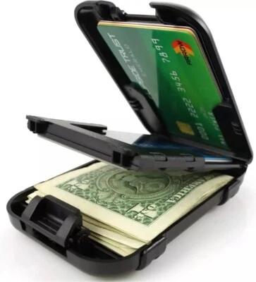 Carteira de bloqueio RFID, para homens, clipe de dinheiro removível, segura, resistente a esmagamento - Imagem 1 de 4