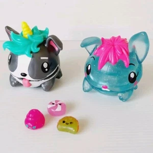 Mattel Pooparoos Surpriseroos Blue Glitter Bunny with Pink Glitter Toilet - Picture 1 of 9